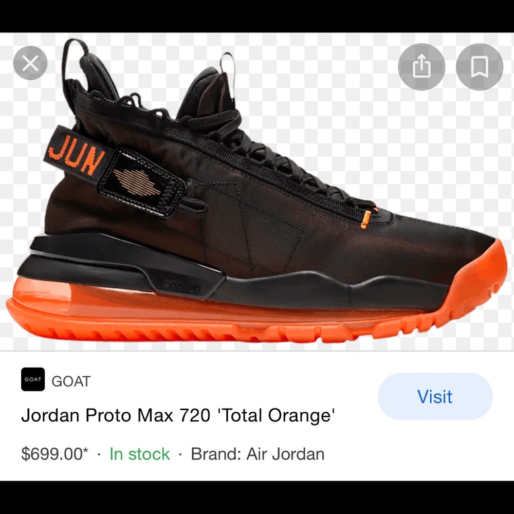 Jordan Proto Max 720 Total Orange